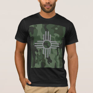 Symbole Zia Camouflage Mens T-shirt