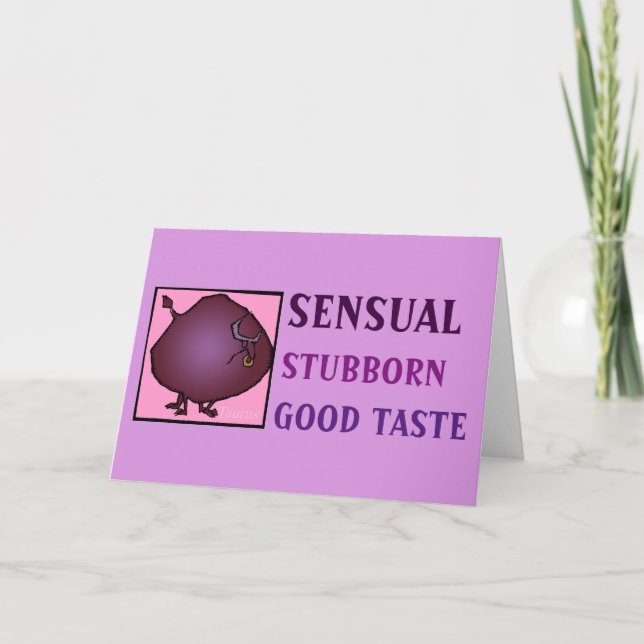 Symbole Zodiaque Anniversaire Personnalité Carte T (Devant)
