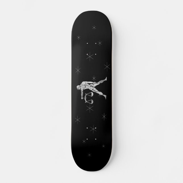 SYMBOLE Zodiaque D'Argent Libra Skateboard Deck (Recto)