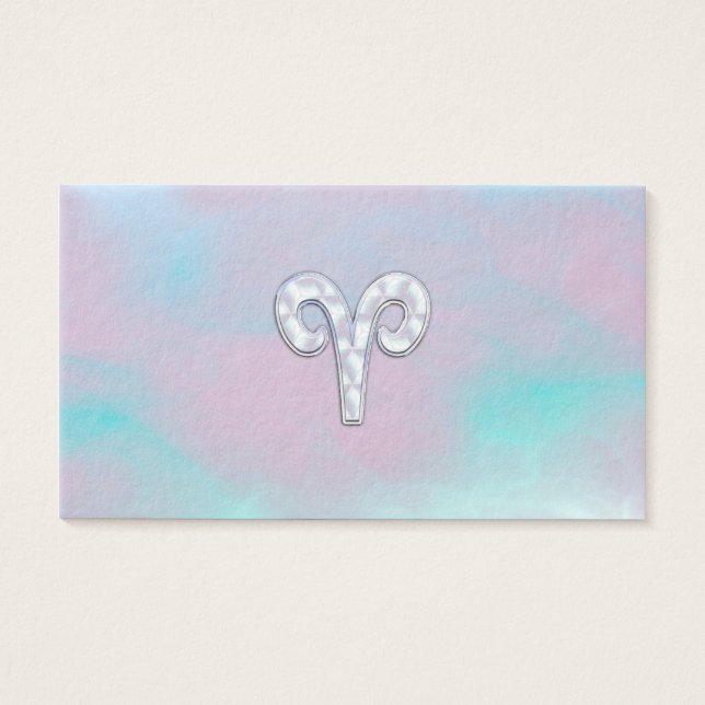 Symbole Zodiaque de la mère de Pearl Style Aries (Devant)