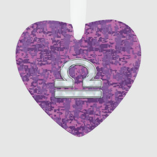 SYMBOLE Zodiaque Libra Camo numérique rose Fuchsia