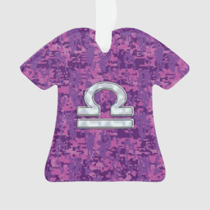SYMBOLE Zodiaque Libra Camo numérique rose Fuchsia