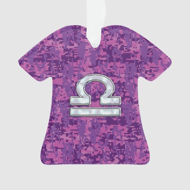 SYMBOLE Zodiaque Libra Camo numérique rose Fuchsia (devant)