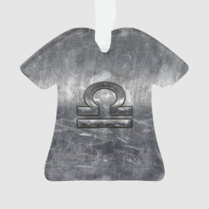 SYMBOLE Zodiaque Libra Style Acier argenté