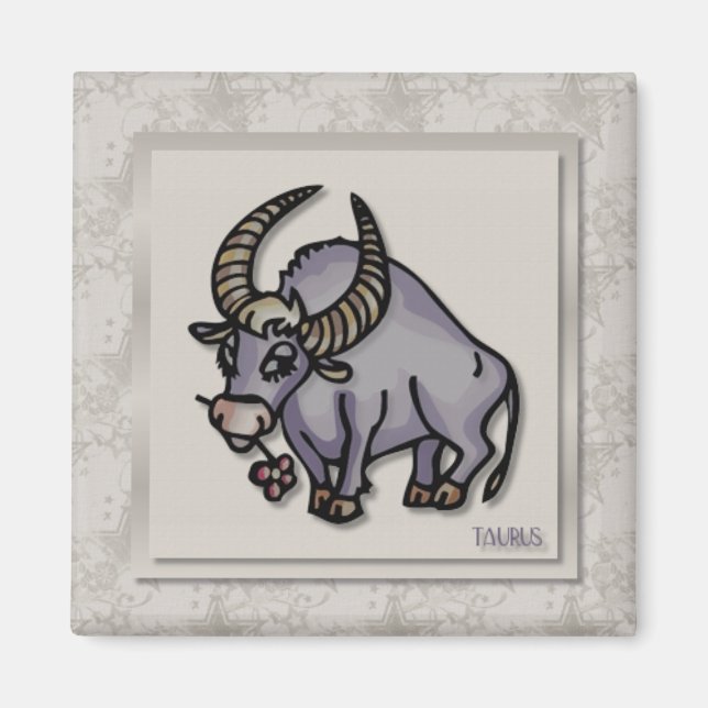 SYMBOLE Zodiaque Magnet Taurus (Devant)