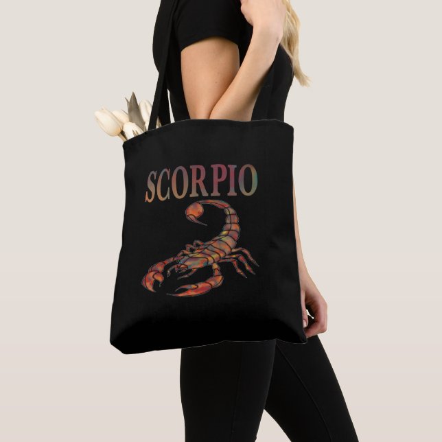 Symbole zodiaque Scorpio Sac fourre-tout à épaule  (De près)