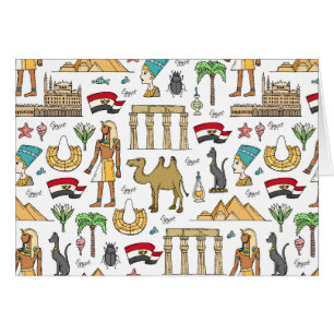 Symboles de couleur de motif de l'Egypte