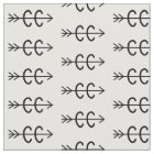 Symboles de coureur de pays blanc tissu noir