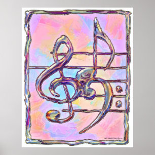 Symboles de musique,3 impression