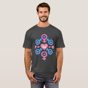 Symboles masculin et féminin T-shirt