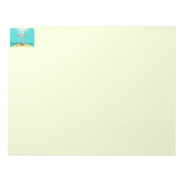 Symbolic Cross  Notepad (Front)