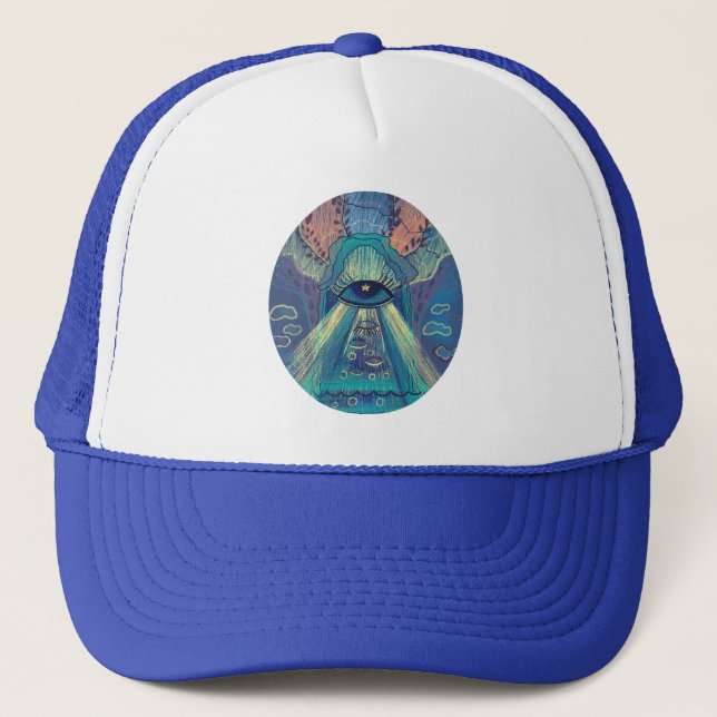 symbolic eye trucker hat (Front)