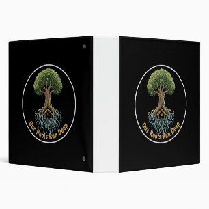 Symbolic Family Tree of Life 'Our Roots Run Deep' Binder