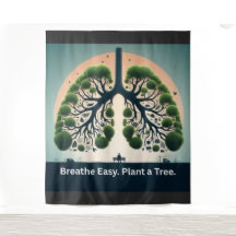 Symbolic Green Tree Lungs Environment Art