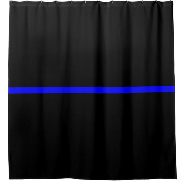 Symbolic Thin Blue Line graphic design on (Front)
