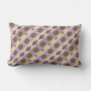 SYMBOLS blue Lumbar Pillow