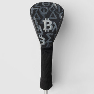 Symbols of Bitcoin (Style: 12) Golf Head Cover
