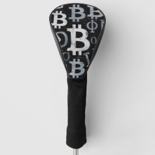 Symbols of Bitcoin (Style: 1) Golf Head Cover