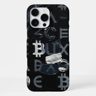 Symbols of Bitcoin (Style: 4) iPhone 16 Pro Max Case