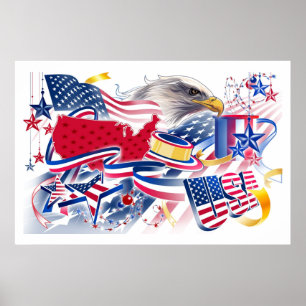 Symbols of Freedom Poster
