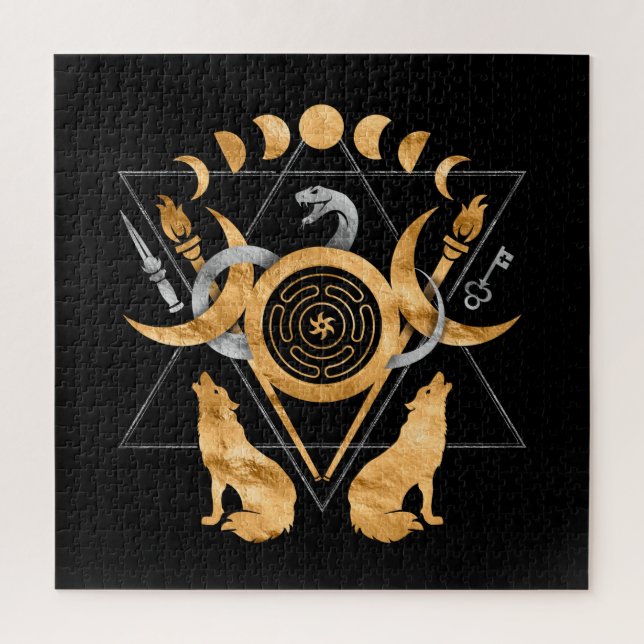 Symbols of Hecate Jigsaw Puzzle (Vertical)