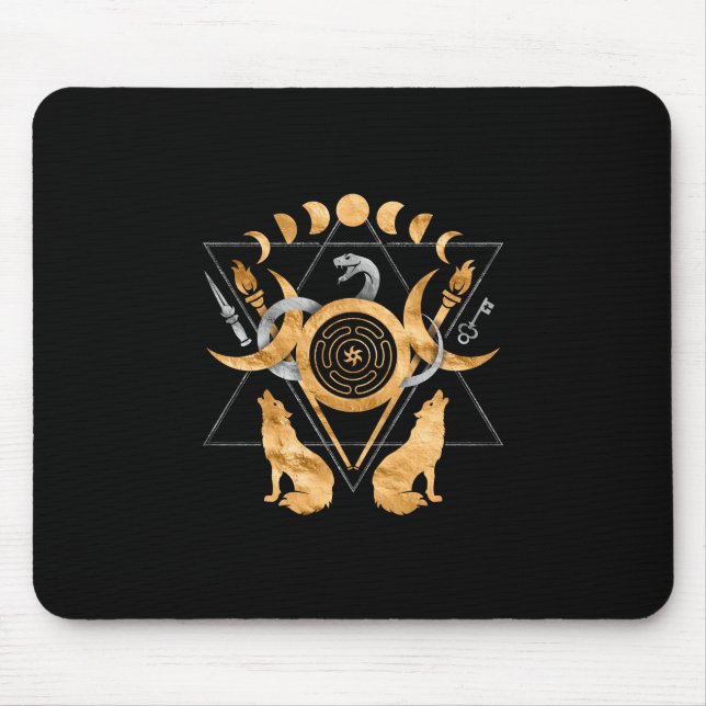 Symbols of Hecate Mouse Pad (Front)