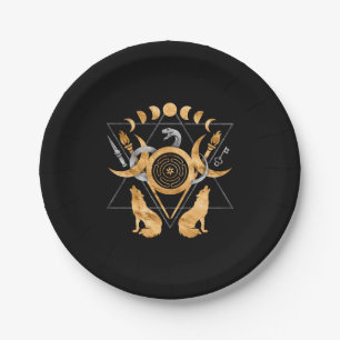 Symbols of Hecate Paper Plate