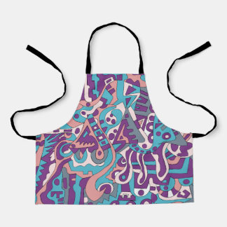 Symbols of knowledge apron