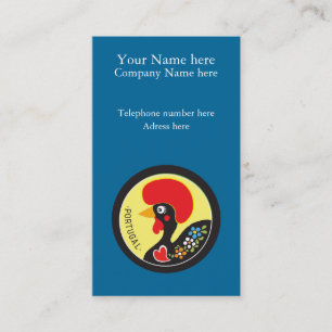 Symbols of Portugal - Galo de Barcelos Business Card