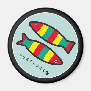 Symbols of Portugal - Sardines Magnet
