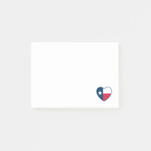 Symbols of Texas, Texas Flag, Heart Post-it Notes
