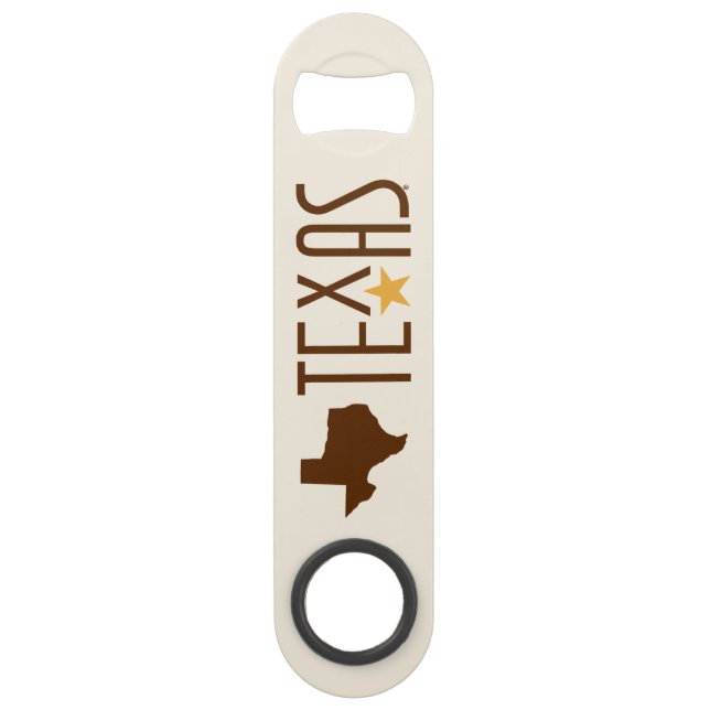 Symbols of Texas, Texas State, brown Bar Key (Front)