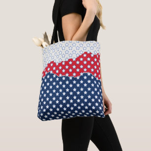 Symbols of the American Flag Tote Bag