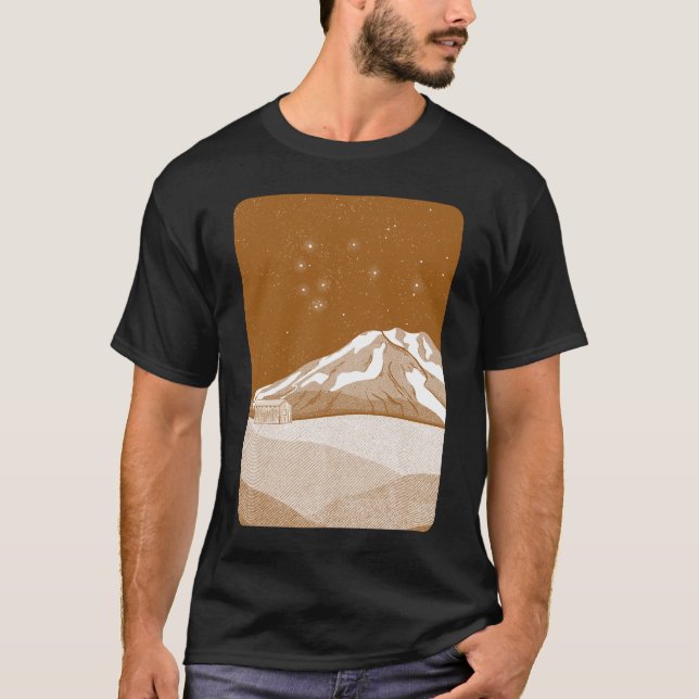 Syme Hut Mount Taranaki T-Shirt (Front)