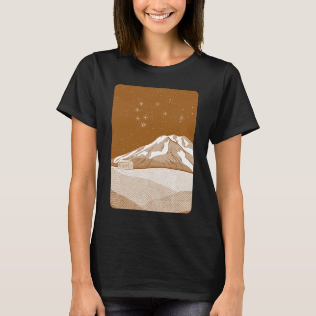 Syme Hut Mount Taranaki T-Shirt (Front)