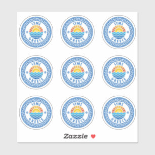 Symi Island, Greece Multiple Pack Sticker