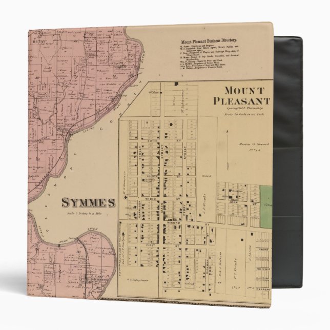 Symmes Mt Pleasant, Ohio Binder (Front/Inside)