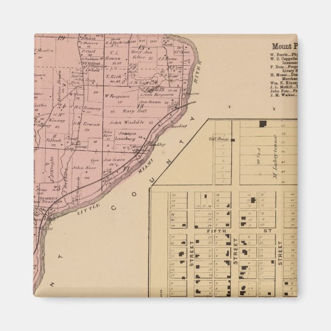 Symmes Mt Pleasant, Ohio Magnet (Front)