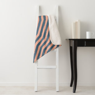 Symmetric diagonal stripes background 10 sherpa blanket