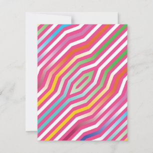 Symmetric diagonal stripes background 4 card