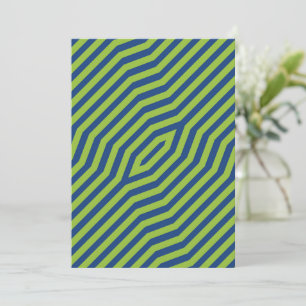 Symmetric diagonal stripes background 7 thank you card