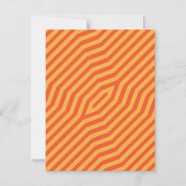Symmetric diagonal stripes background 8 card (Front)