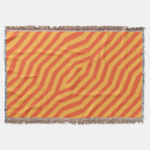 Symmetric diagonal stripes background 8 throw blanket
