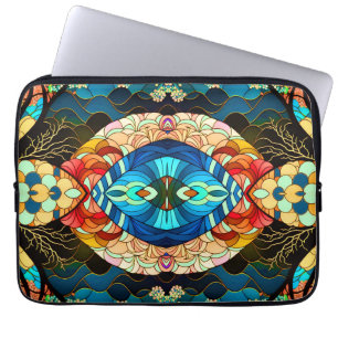 SYMMETRIC FOREST JAPANESE ART STYLE LAPTOP SLEEVE