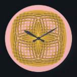 Symmetric pattern large clock<br><div class="desc">Image created by Gagik Sargsyan,  in the program Apophysis 7x. Customize your own wall clock.</div>