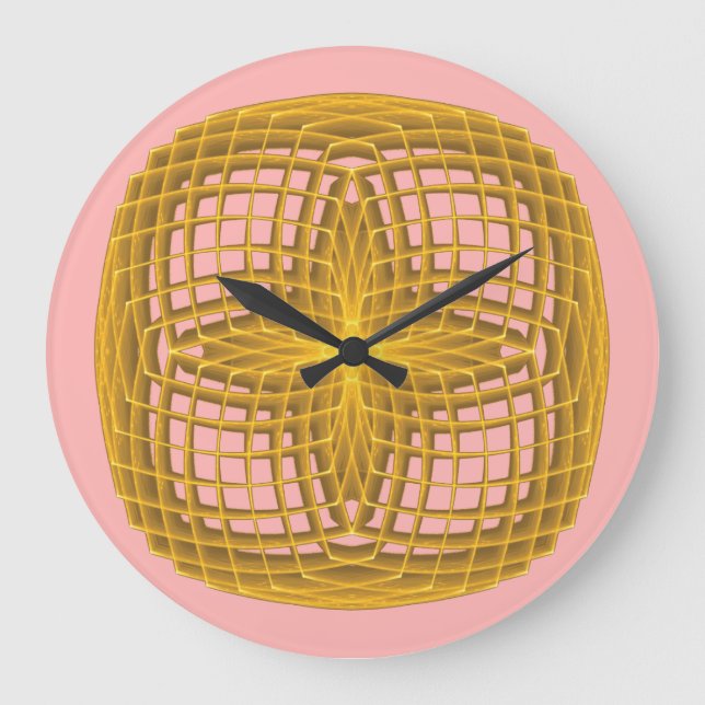 Symmetric pattern large clock (Front)