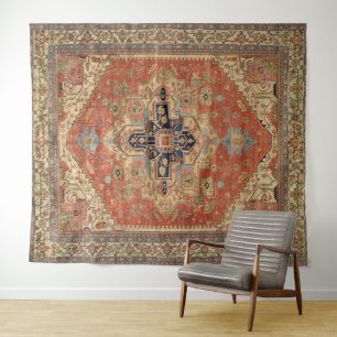 SYMMETRIC PERSIAN VINTAGE PATTERN TAPESTRY