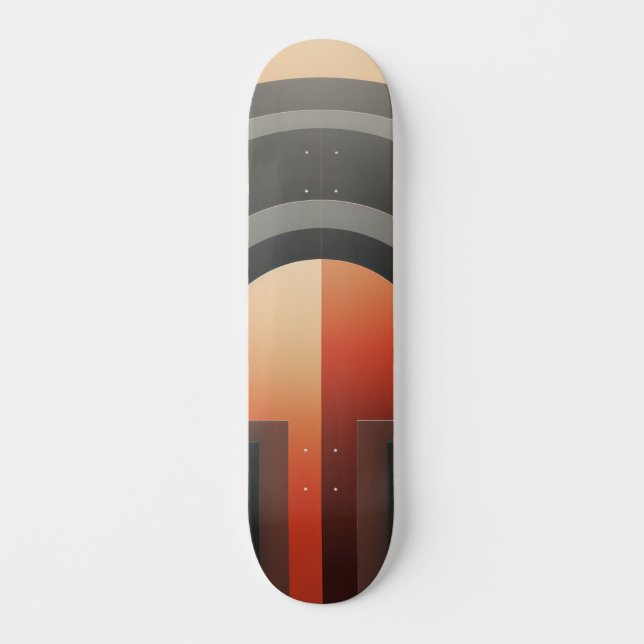 Symmetrical design with arcs skateboard (Front)