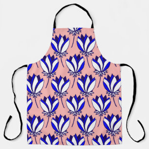 Symmetrical Floral: Colourful Vintage Pattern Apron