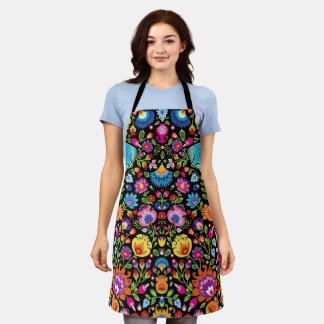 Symmetrical Folklore composition  Apron
